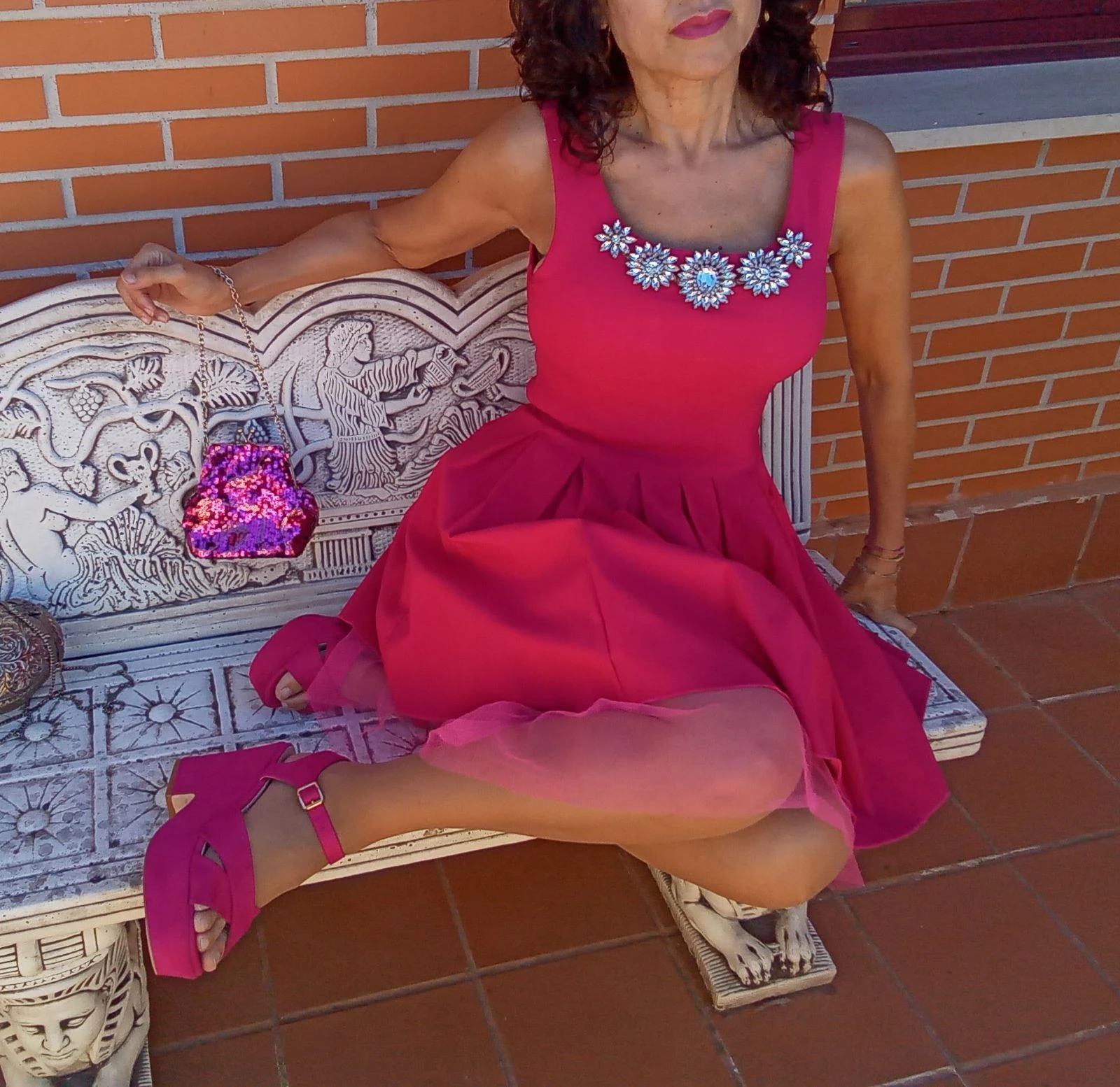 Vestido corto para eventos de verano 
